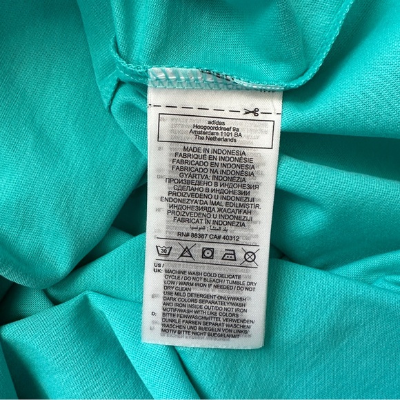 Adidas Semi-Mint Rush Trefoil Cotton Short Sleeve Tee / T-Shirt NWT Size L - Picture 7 of 9